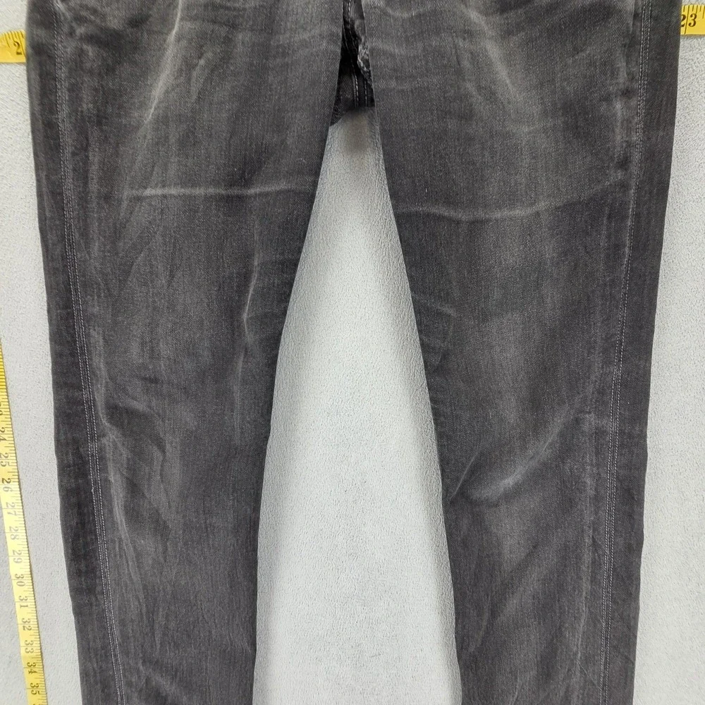 Vintage Levis 511 Jeans Mens 32x34 Black Slim Engineered Flap Pockets Zip Fly